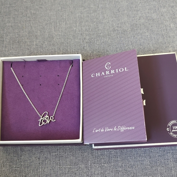 Charriol Jewelry - CHARRIOL Love Cable Pendant Necklace in Sterling Silver & Stainless Steel
